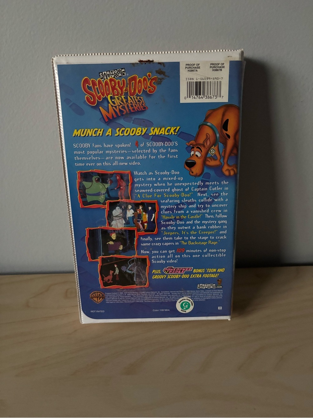 Cartoon Network Scooby-Doo VHS 📼 🐶  🔍 - Tested - Picture 3 of 10